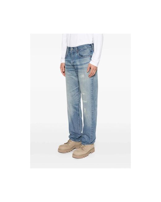 Levi's Blue Straight Jeans for men
