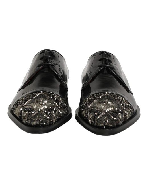 Dolce & Gabbana Black Dress Shoes for men