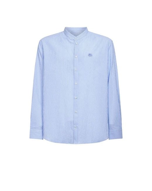 Etro Blue Casual Shirts for men