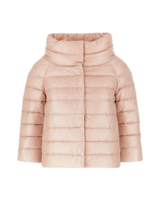 Herno Pink Winter Jackets
