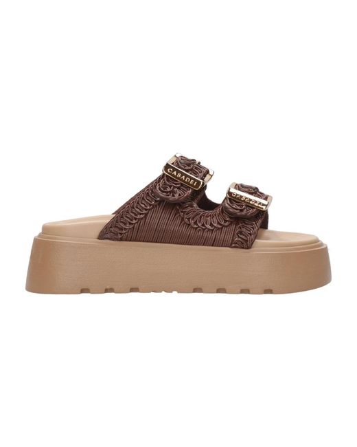 Casadei Brown Sliders
