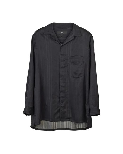 Y-3 3s hemd im camicia stil in Black für Herren