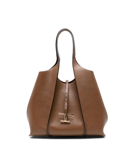 Tod's Brown Shopping Bags