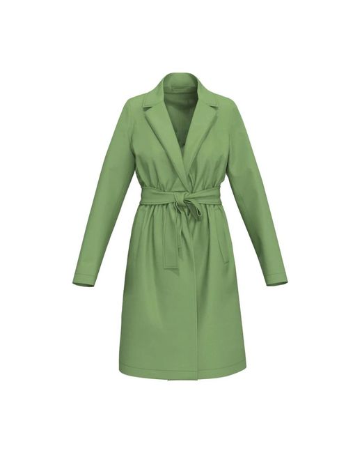 Trench coat verde set Marella de color Green