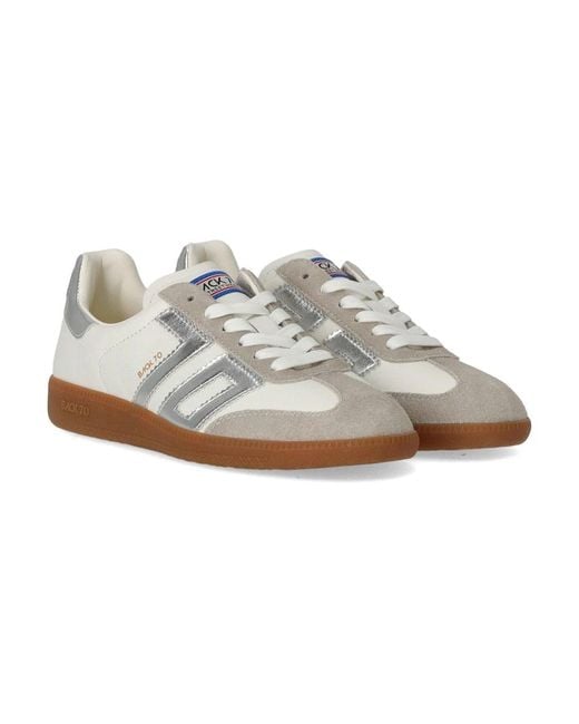 Back70 Cloud Metallic Sneaker in het White