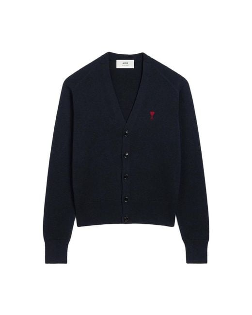 AMI Blue Cardigans for men