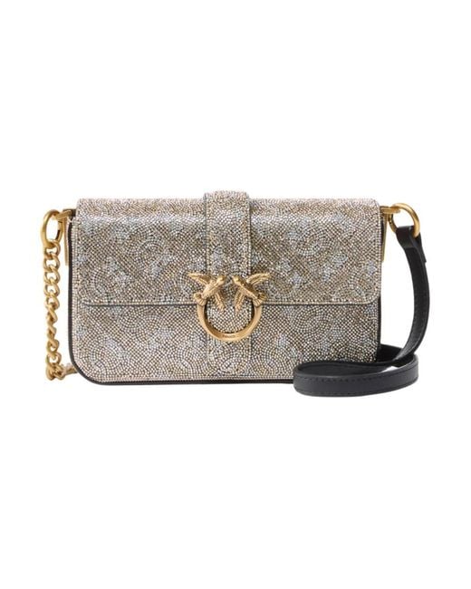 Pinko Natural Cross Body Bags