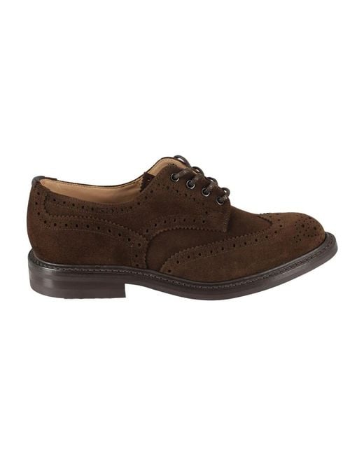 Tricker's Brown Laced Shoes for men