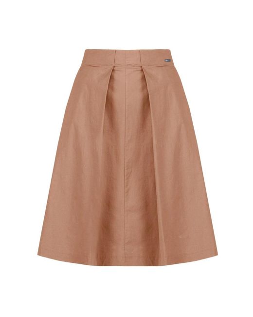Midi Skirts Bomboogie de color Brown