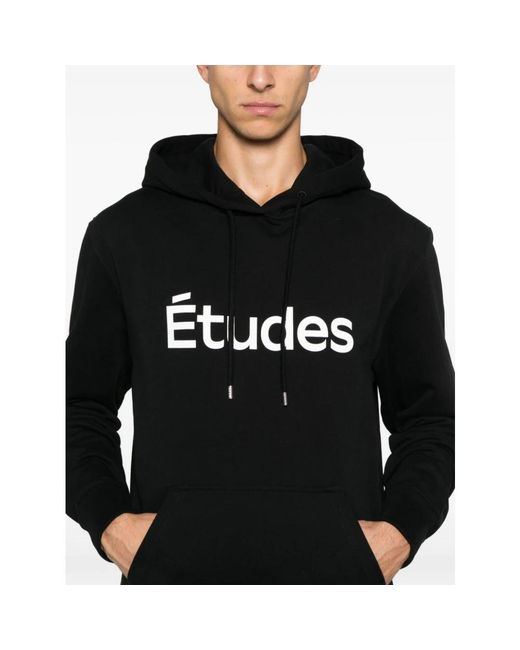 Etudes Studio Regular Hoodie in het Black voor heren