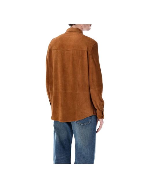 S.w.o.r.d 6.6.44 Brown Leather Jackets for men