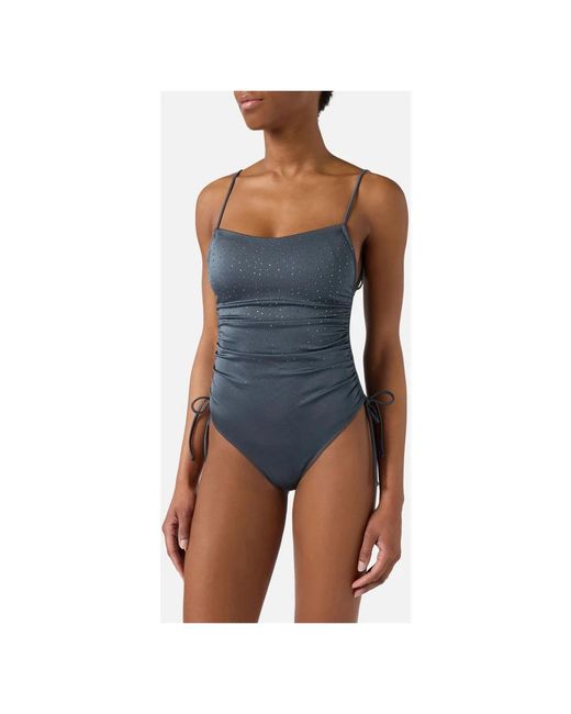 Mc2 Saint Barth Blue One-Piece