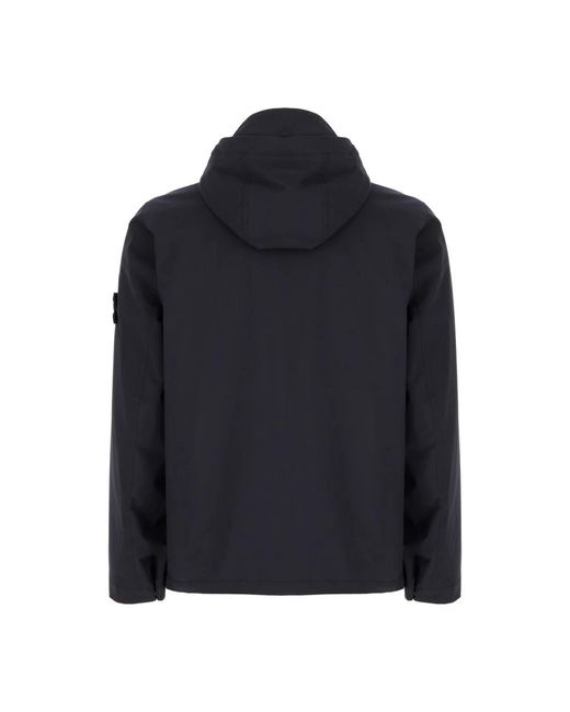 Stone Island Blue Light Jackets for men