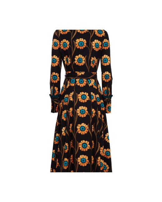 LaDoubleJ Kleedjes ,Zwart ,Polyester Lake Como Overhemdjurk in het Black
