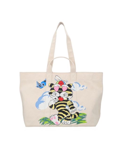 KENZO White Tote Bags for men