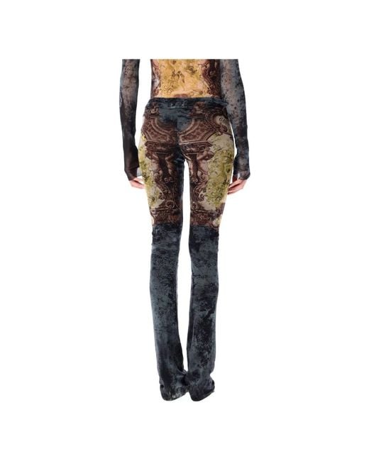 Skinny Trousers di Jean Paul Gaultier in Black