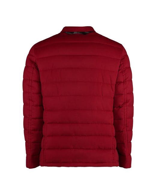 Down Jackets di Moorer in Red da Uomo