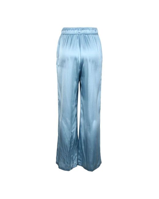 Wide Trousers Seventy de color Blue