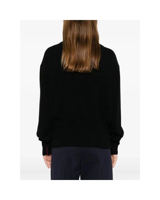 V-Neck Knitwear Liviana Conti en coloris Black