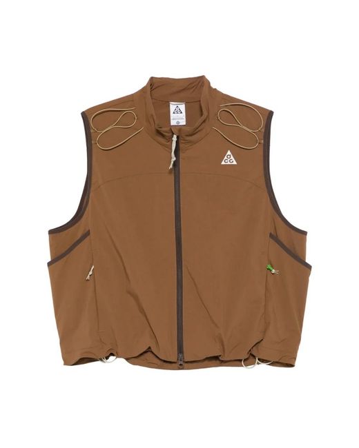 Nike Brown Vests for men