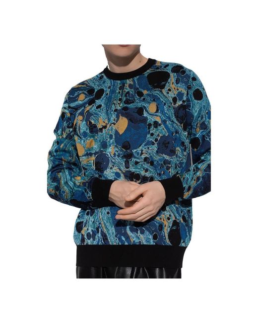 Dolce & Gabbana Blue Sweatshirts for men