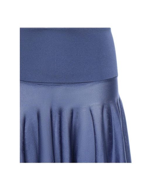 Alaïa Blue Short Skirts