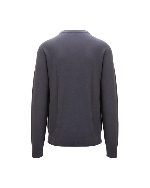 Sun 68 Gray Round-Neck Knitwear for men