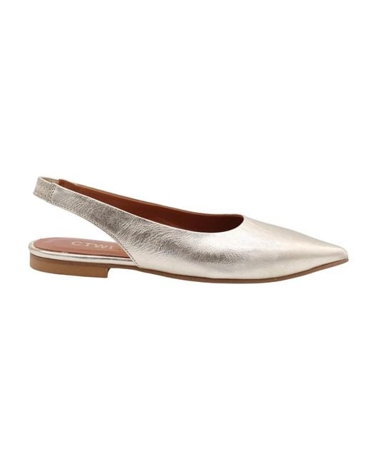 CTWLK White Ballerina Shoes