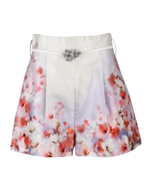 Zimmermann Red Short Shorts