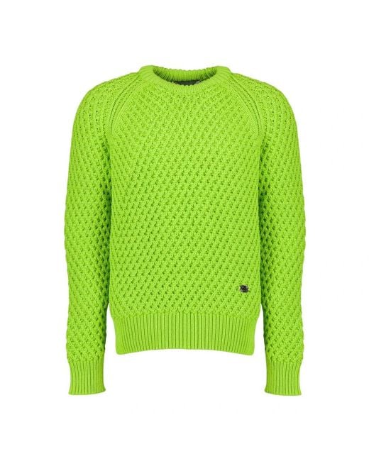 Dior Green Round-Neck Knitwear for men