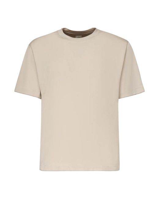 Eleventy Braune T-Shirt Und Polo Kollektion in Natural für Herren