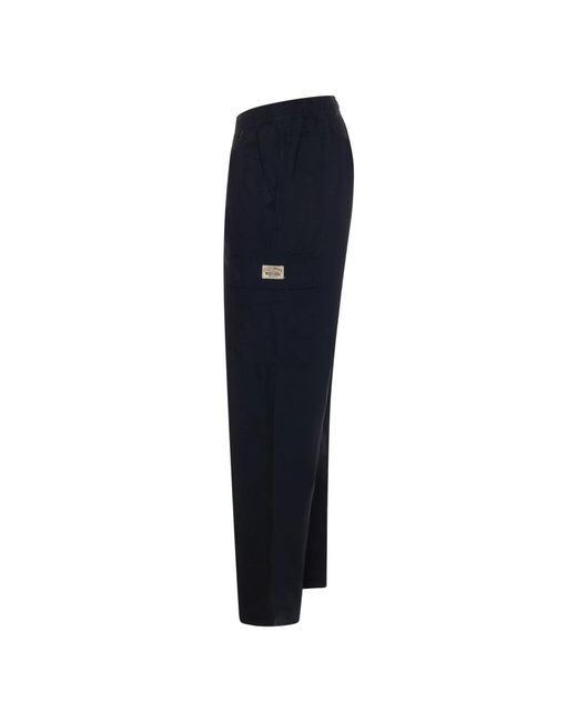 Stussy Blue Straight Trousers for men