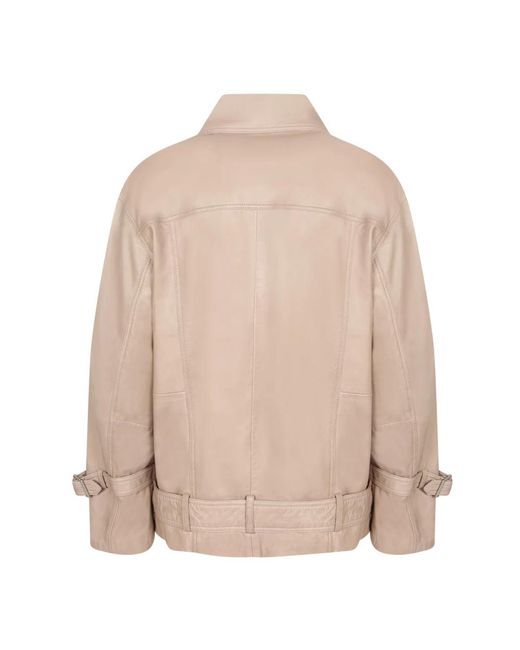 Light Jackets Pinko de color Natural