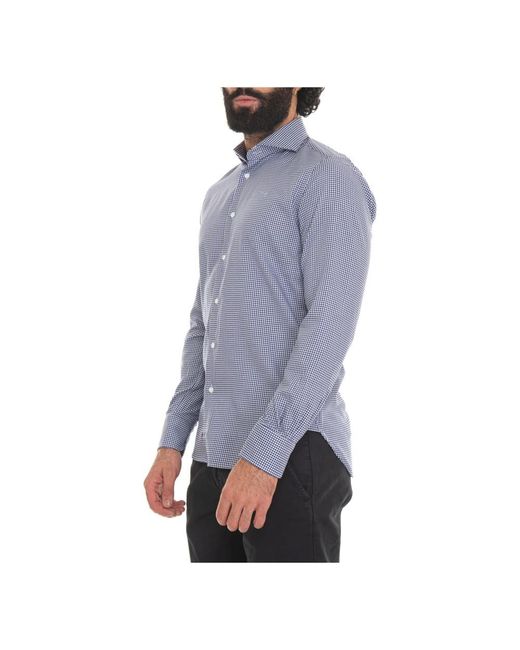 Carrel Blue Casual Shirts for men