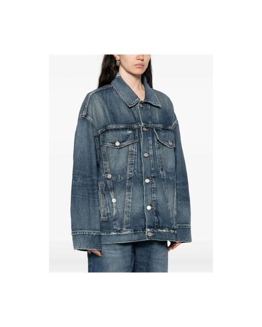 Agolde Denim Jackets in het Blue