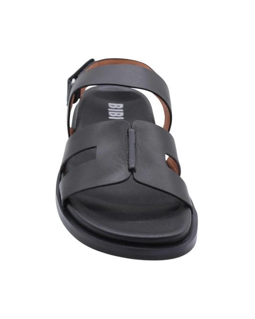 Bibi Lou Black Flat Sandals