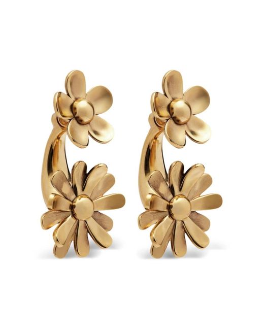 Marc Jacobs Metallic Daisy Wild Statement Ohrring
