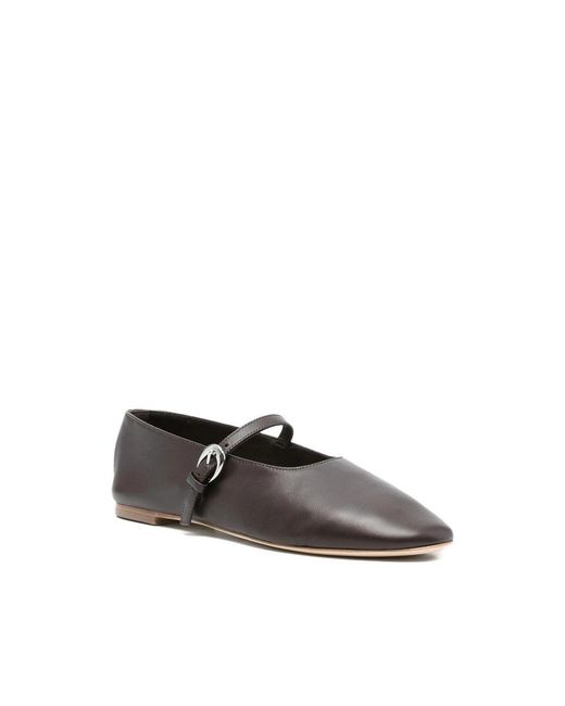 Staud Black Braune Espadrilles Schuhe