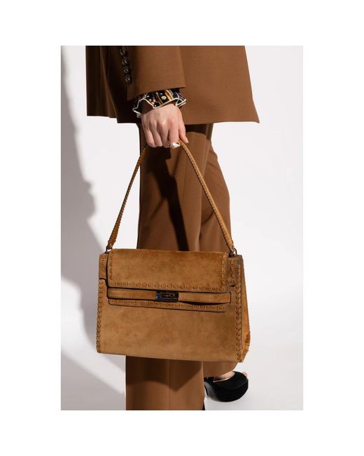 Tory Burch Brown Shoulder Bags