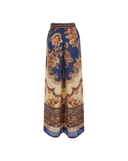 Zimmermann Blue Wide Trousers