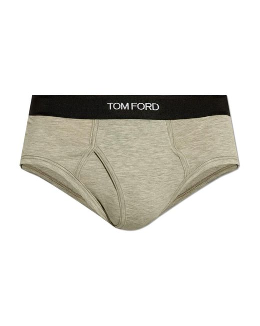 Tom Ford Slips mit logo in Gray für Herren