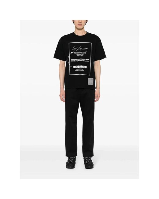 Yohji Yamamoto Black T-Shirts for men