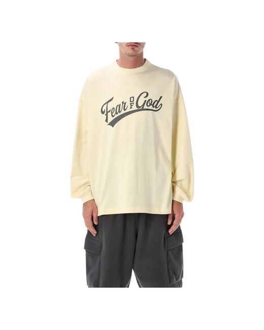 Fear Of God Natural Long Sleeve T-Shirts for men