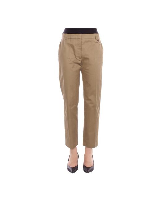 Liu Jo Natural Cropped Trousers