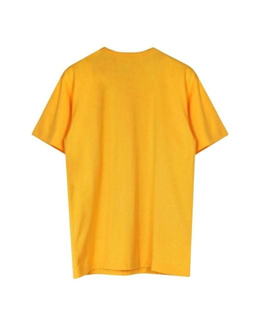 T-Shirts COMME DES GARÇONS PLAY de hombre de color Yellow