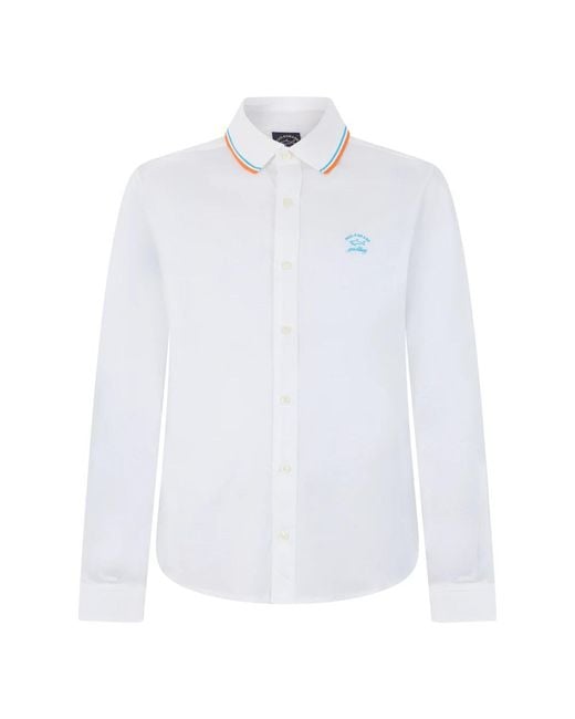 Paul & Shark White Casual Shirts for men