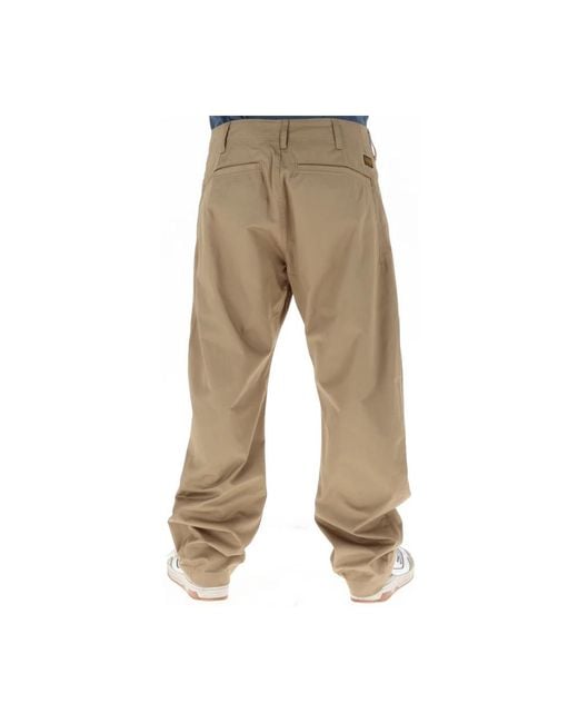 Straight Trousers G-Star de hombre de color Natural