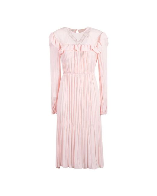 Philosophy Di Lorenzo Serafini Pink Midi Dresses