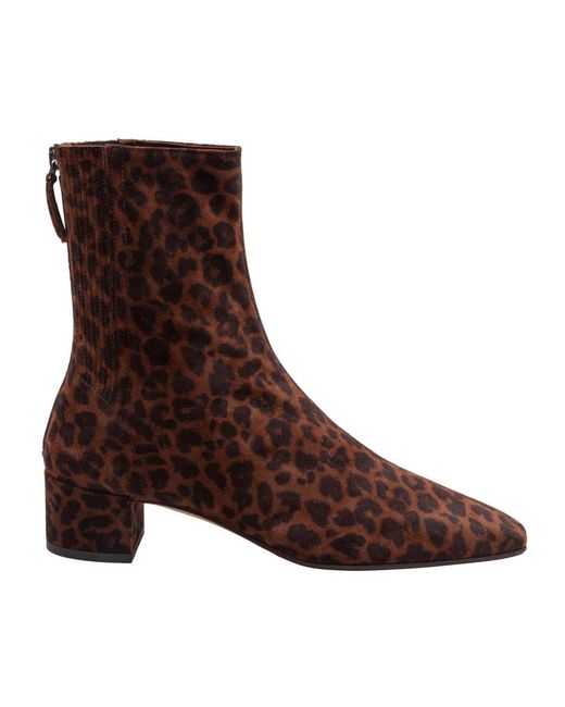 Aquazzura Brown Heeled Boots