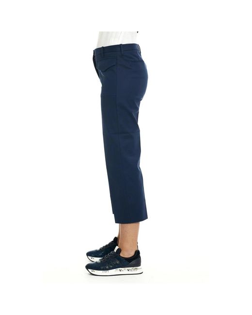 Nine:inthe:morning Blue Cropped Trousers